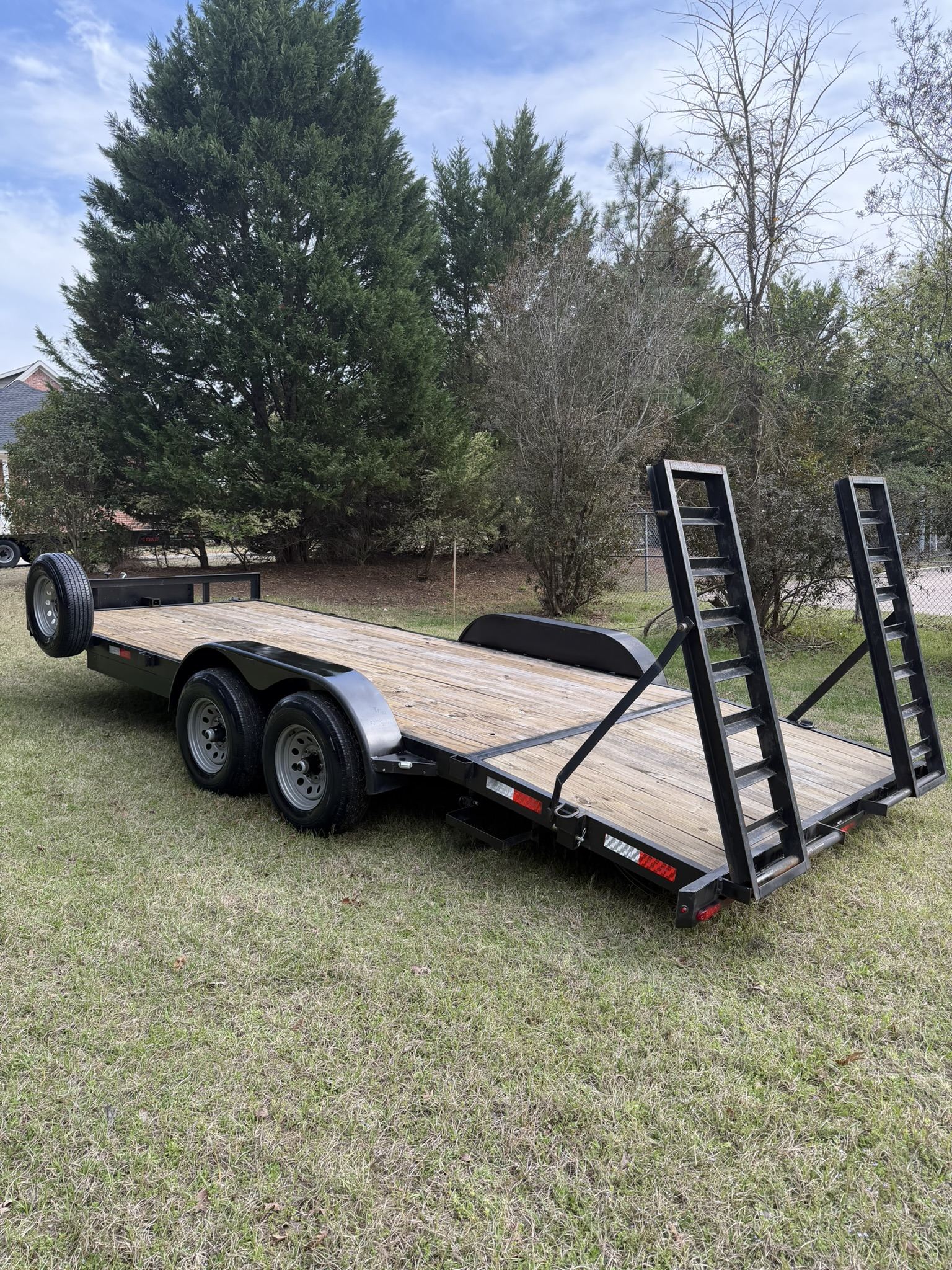 7' x 20' Car Hauler Trailer view 4