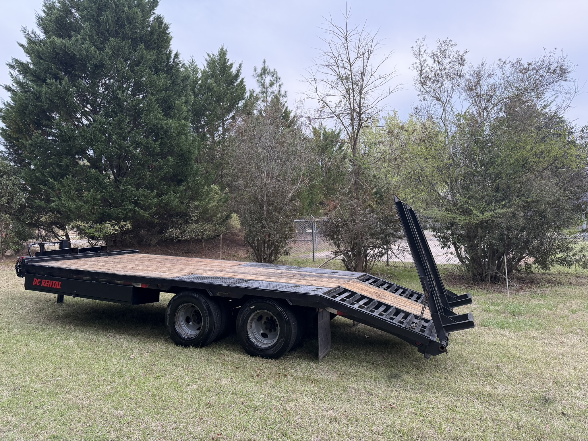 8' x 20' Deckover Flatbed Trailer view 3